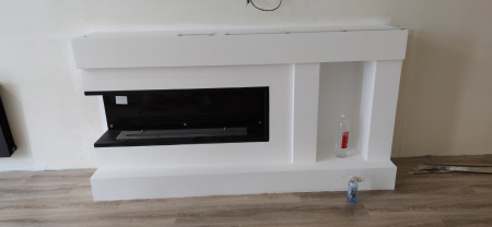 Угловой встраиваемый биокамин Firezo L'angolo Sinistro 600